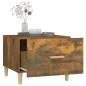 vidaXL Mesa de centro madera contrachapada roble ahumado 50x50x40 cm vidaXL Mesa de centro madera contrachapada roble ahumado 50x50x40 cm