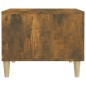 vidaXL Mesa de centro madera contrachapada roble ahumado 50x50x40 cm vidaXL Mesa de centro madera contrachapada roble ahumado 50x50x40 cm