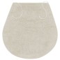 vidaXL Conjunto de alfombrillas de baño de tela 3 piezas blanco vidaXL Conjunto de alfombrillas de baño de tela 3 piezas blanco