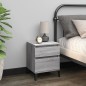 vidaXL Mesitas de noche 2 unidades gris Sonoma 40x35x50 cm vidaXL Mesitas de noche 2 unidades gris Sonoma 40x35x50 cm