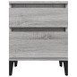 vidaXL Mesitas de noche 2 unidades gris Sonoma 40x35x50 cm vidaXL Mesitas de noche 2 unidades gris Sonoma 40x35x50 cm