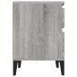 vidaXL Mesitas de noche 2 unidades gris Sonoma 40x35x50 cm vidaXL Mesitas de noche 2 unidades gris Sonoma 40x35x50 cm