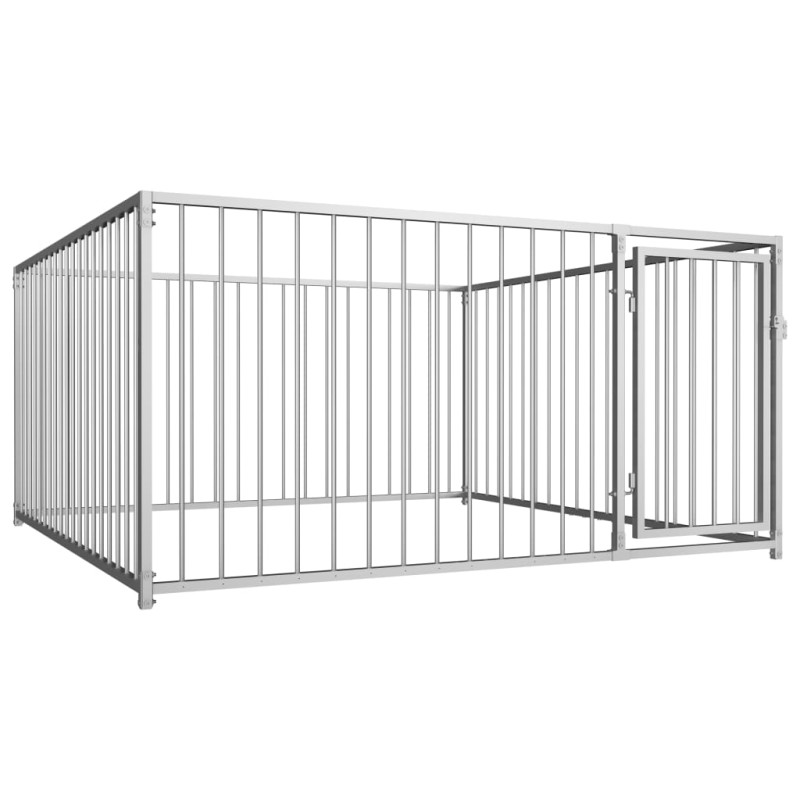 vidaXL Jaula perrera de exterior 200x200x100 cm vidaXL Jaula perrera de exterior 200x200x100 cm