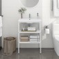 vidaXL Estructura de lavabo de hierro blanco 59x38x83 cm vidaXL Estructura de lavabo de hierro blanco 59x38x83 cm
