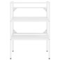 vidaXL Estructura de lavabo de hierro blanco 59x38x83 cm vidaXL Estructura de lavabo de hierro blanco 59x38x83 cm
