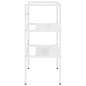 vidaXL Estructura de lavabo de hierro blanco 59x38x83 cm vidaXL Estructura de lavabo de hierro blanco 59x38x83 cm