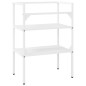 vidaXL Estructura de lavabo de hierro blanco 59x38x83 cm vidaXL Estructura de lavabo de hierro blanco 59x38x83 cm