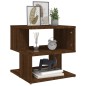 vidaXL Mesa auxiliar de madera contrachapada marrón roble 40x40x40 cm vidaXL Mesa auxiliar de madera contrachapada marrón roble 40x40x40 cm