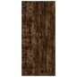 vidaXL Armario madera contrachapada color roble ahumado 90x52x200 cm vidaXL Armario madera contrachapada color roble ahumado 90x52x200 cm
