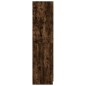 vidaXL Armario madera contrachapada color roble ahumado 90x52x200 cm vidaXL Armario madera contrachapada color roble ahumado 90x52x200 cm