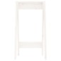 vidaXL Taburetes 2 unidades madera maciza de pino blanco 40x40x75 cm vidaXL Taburetes 2 unidades madera maciza de pino blanco 40x40x75 cm
