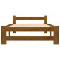 vidaXL Estructura de cama madera maciza pino marrón miel 90x200 cm vidaXL Estructura de cama madera maciza pino marrón miel 90x200 cm
