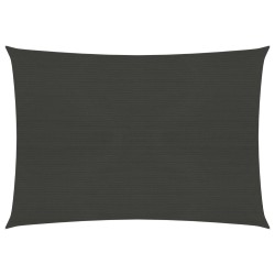vidaXL Toldo de vela gris antracita HDPE 160 g/m² 4x5 m