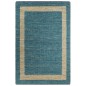 vidaXL Alfombra hecha a mano de yute azul 120x180 cm vidaXL Alfombra hecha a mano de yute azul 120x180 cm