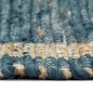 vidaXL Alfombra hecha a mano de yute azul 120x180 cm vidaXL Alfombra hecha a mano de yute azul 120x180 cm