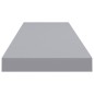 vidaXL Estantes flotantes de pared 2 uds MDF gris 90x23,5x3,8 cm vidaXL Estantes flotantes de pared 2 uds MDF gris 90x23,5x3,8 cm