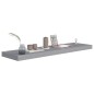 vidaXL Estantes flotantes de pared 2 uds MDF gris 90x23,5x3,8 cm vidaXL Estantes flotantes de pared 2 uds MDF gris 90x23,5x3,8 cm