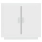 vidaXL Aparador de madera contrachapada blanco 80x40x75 cm vidaXL Aparador de madera contrachapada blanco 80x40x75 cm