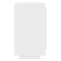 vidaXL Aparador de madera contrachapada blanco 80x40x75 cm vidaXL Aparador de madera contrachapada blanco 80x40x75 cm