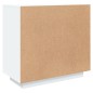 vidaXL Aparador de madera contrachapada blanco 80x40x75 cm vidaXL Aparador de madera contrachapada blanco 80x40x75 cm
