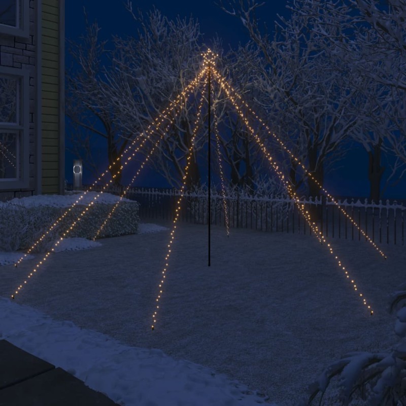 vidaXL Luces de árbol cascada Navidad interior exterior 576 LED 3,6 m vidaXL Luces de árbol cascada Navidad interior exterior 576 LED 3,6 m