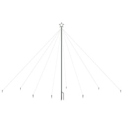 vidaXL Luces de árbol cascada Navidad interior exterior 576 LED 3,6 m