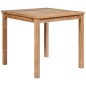 vidaXL Set de comedor exterior 5 piezas de madera maciza de teca vidaXL Set de comedor exterior 5 piezas de madera maciza de teca
