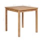 vidaXL Set de comedor exterior 5 piezas de madera maciza de teca vidaXL Set de comedor exterior 5 piezas de madera maciza de teca