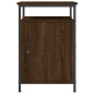 vidaXL Mesita de noche madera contrachapada marrón roble 40x42x60 cm vidaXL Mesita de noche madera contrachapada marrón roble 40x42x60 cm