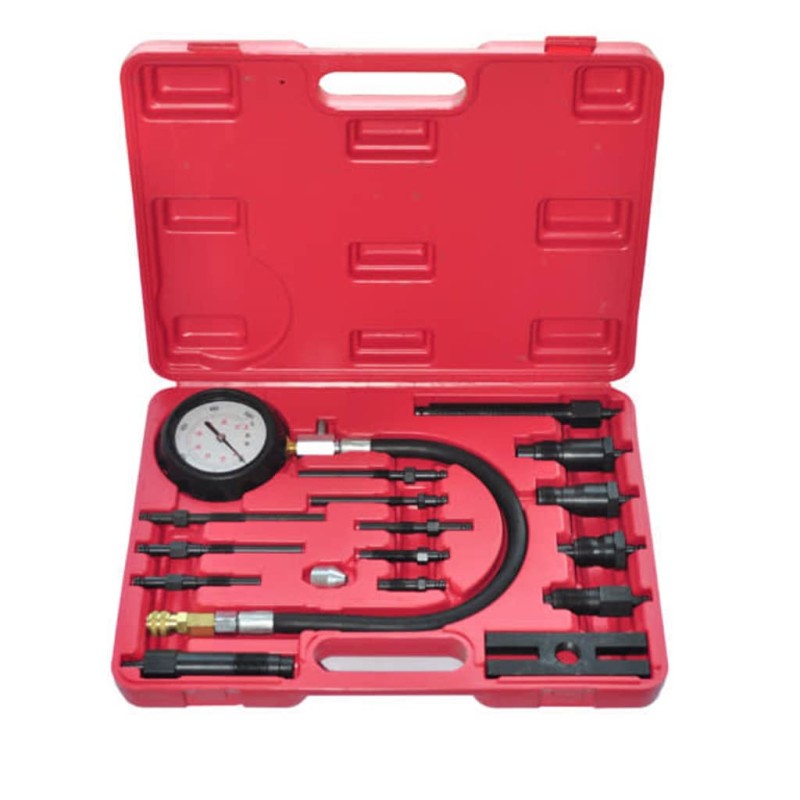vidaXL Kit comprobador de compresión de motor de diesel 17 piezas vidaXL Kit comprobador de compresión de motor de diesel 17 piezas