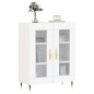 vidaXL Aparador de madera de ingeniería blanco 69,5x34x90 cm vidaXL Aparador de madera de ingeniería blanco 69,5x34x90 cm