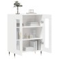 vidaXL Aparador de madera de ingeniería blanco 69,5x34x90 cm vidaXL Aparador de madera de ingeniería blanco 69,5x34x90 cm
