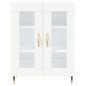 vidaXL Aparador de madera de ingeniería blanco 69,5x34x90 cm vidaXL Aparador de madera de ingeniería blanco 69,5x34x90 cm
