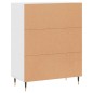 vidaXL Aparador de madera de ingeniería blanco 69,5x34x90 cm vidaXL Aparador de madera de ingeniería blanco 69,5x34x90 cm