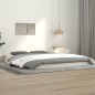 vidaXL Estructura de cama de madera maciza de pino blanco 140x190 cm vidaXL Estructura de cama de madera maciza de pino blanco 140x190 cm