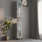 vidaXL Armario de pared colgante gris Sonoma 34,5x34x90 cm vidaXL Armario de pared colgante gris Sonoma 34,5x34x90 cm
