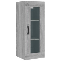 vidaXL Armario de pared colgante gris Sonoma 34,5x34x90 cm