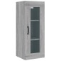 vidaXL Armario de pared colgante gris Sonoma 34,5x34x90 cm vidaXL Armario de pared colgante gris Sonoma 34,5x34x90 cm