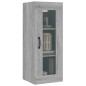 vidaXL Armario de pared colgante gris Sonoma 34,5x34x90 cm vidaXL Armario de pared colgante gris Sonoma 34,5x34x90 cm
