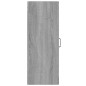 vidaXL Armario de pared colgante gris Sonoma 34,5x34x90 cm vidaXL Armario de pared colgante gris Sonoma 34,5x34x90 cm