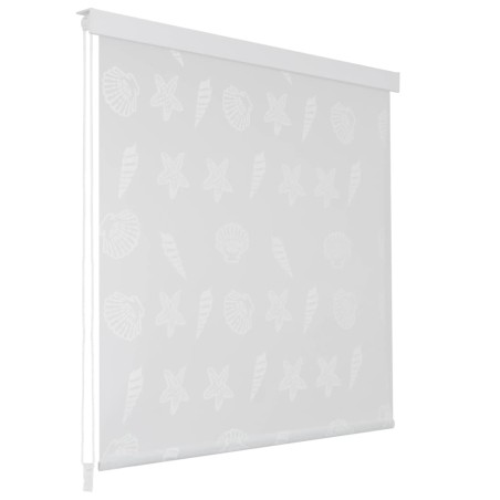   vidaXL Persiana enrollable de ducha estrella de mar 160x240 cm