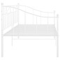 vidaXL Estructura de sofá cama de metal blanco 90x200 cm
