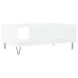 vidaXL Mesa de centro madera de ingeniería blanco 90x60x35 cm vidaXL Mesa de centro madera de ingeniería blanco 90x60x35 cm