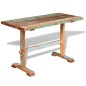 vidaXL Mesa comedor con pedestal madera maciza reciclada 120x58x78 cm vidaXL Mesa comedor con pedestal madera maciza reciclada 120x58x78 cm