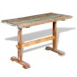vidaXL Mesa comedor con pedestal madera maciza reciclada 120x58x78 cm vidaXL Mesa comedor con pedestal madera maciza reciclada 120x58x78 cm