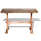 vidaXL Mesa comedor con pedestal madera maciza reciclada 120x58x78 cm vidaXL Mesa comedor con pedestal madera maciza reciclada 120x58x78 cm