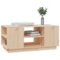 vidaXL Mesa de centro de madera maciza de pino 90x49x40,5 cm vidaXL Mesa de centro de madera maciza de pino 90x49x40,5 cm