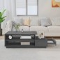 vidaXL Mesa de centro madera maciza de pino gris 120x50x40,5 cm vidaXL Mesa de centro madera maciza de pino gris 120x50x40,5 cm