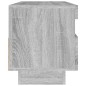 vidaXL Mueble de TV con luces LED gris Sonoma 100x35x40 cm
