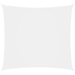 vidaXL Toldo de vela cuadrado tela Oxford blanco 7x7 m